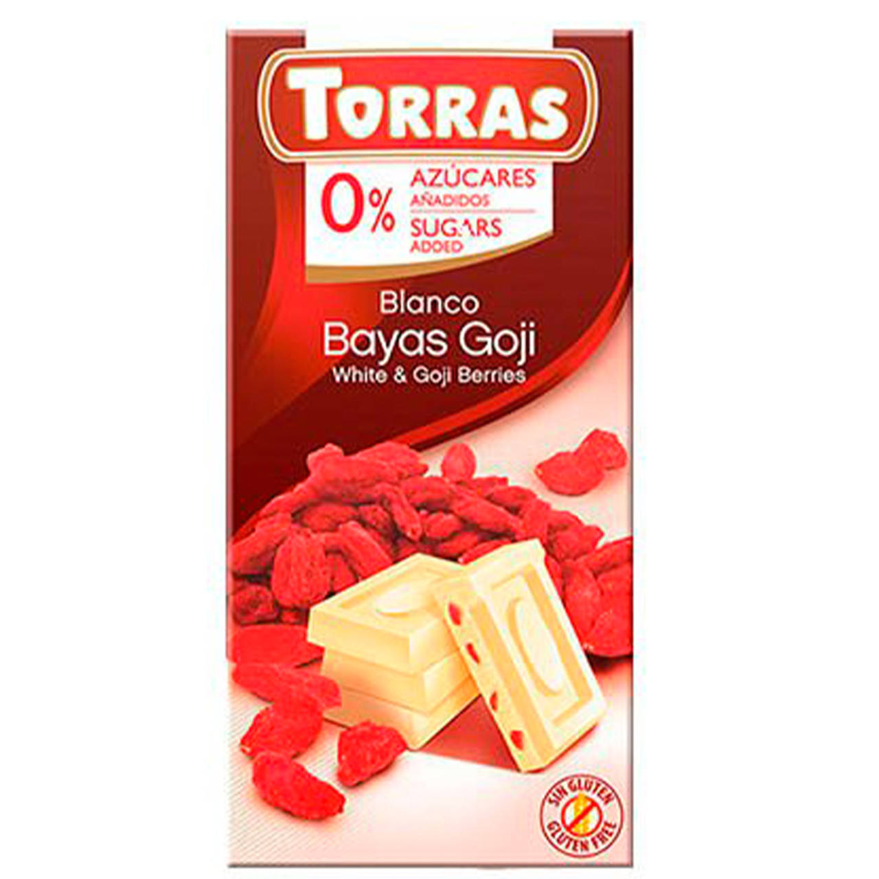 

TORRAS белый с ягодами годжи, без сахара 75Г