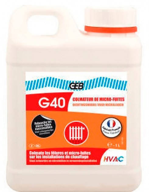 

Жидкость для устранения микротечи G40 Colmateur Micro Fuites (Stopleak) 1л