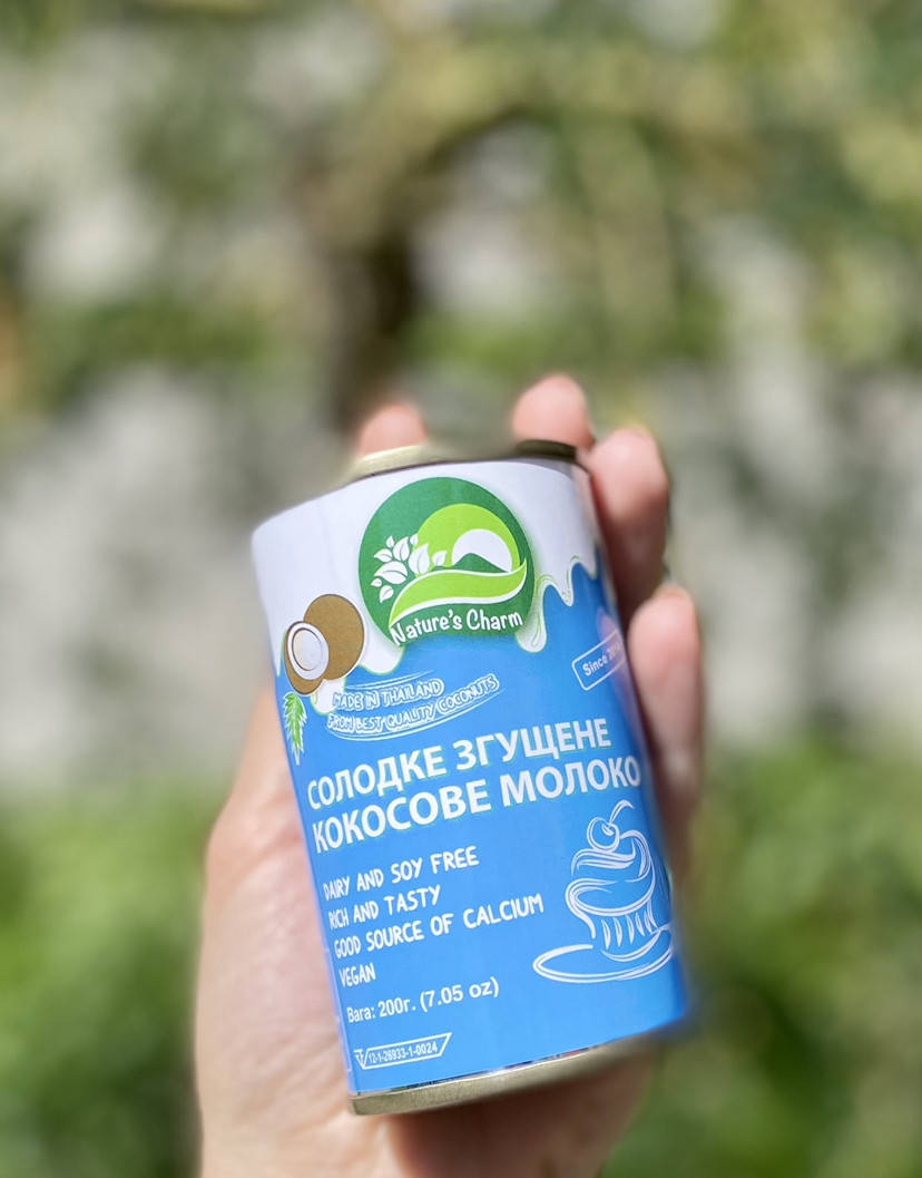 

Молоко кокосовое сгущенное 200г Nature's Charm