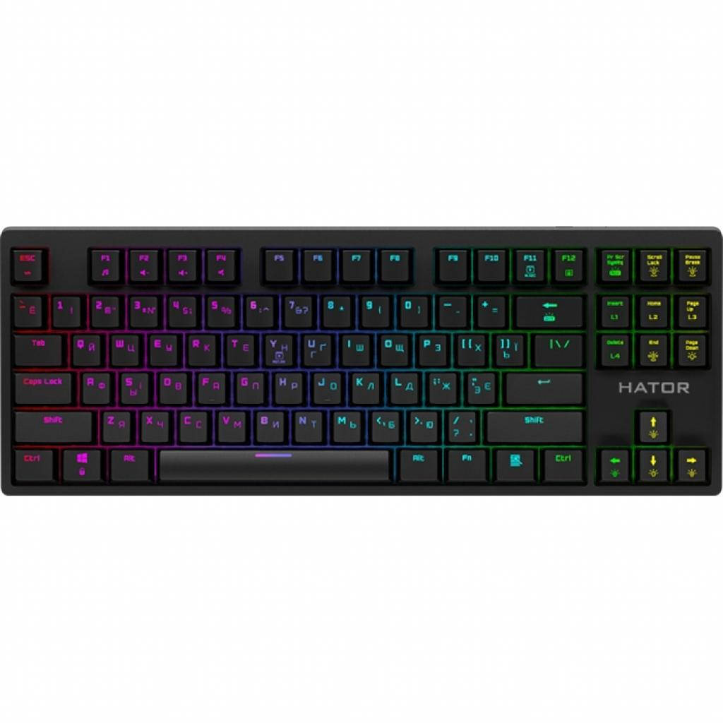 

Клавиатура Hator Rockfall EVO TKL Optical Black (HTK-630), Черный