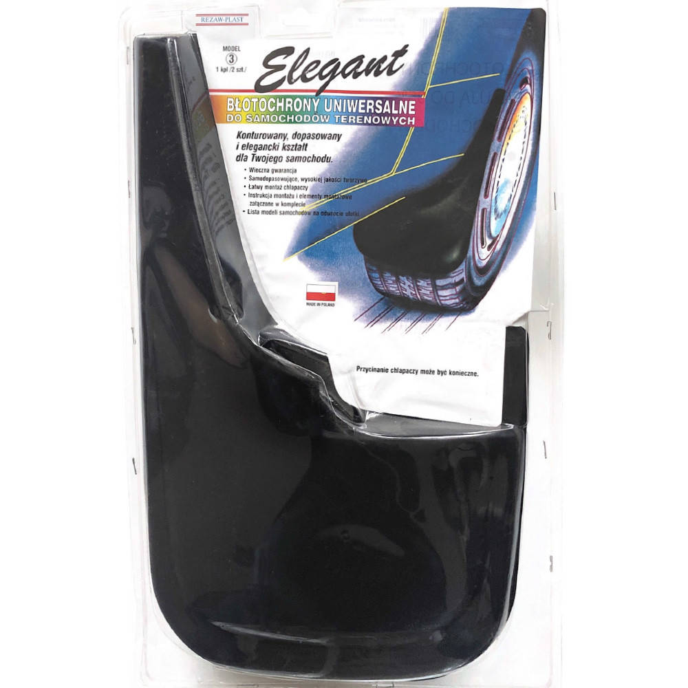 

Универсальные брызговики для бусов/внедорожников Rezaw-Plast Elegant 3, 2шт