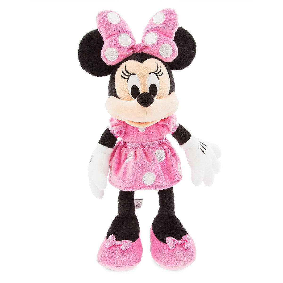 

Мягкая плюшевая игрушка мышка Минни Маус в розовом 46 см Оригинал shopDisney