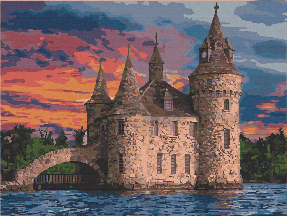 

Картина по номерам Подарок на острове Харт 40х50см 10558-AC