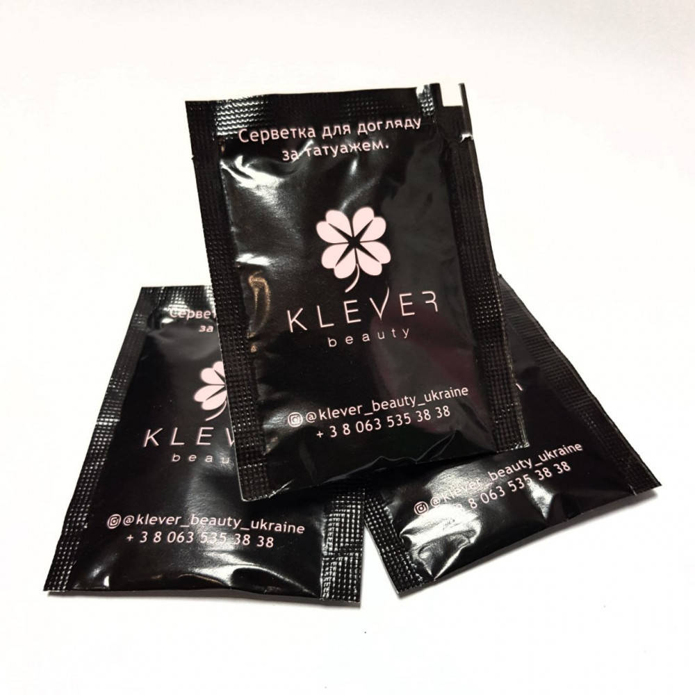 

Салфетки для ухода за татуажем Klever 1шт