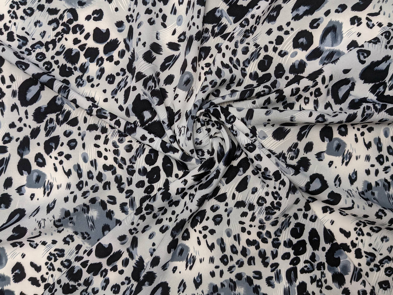 

Софт принт гепард, серый