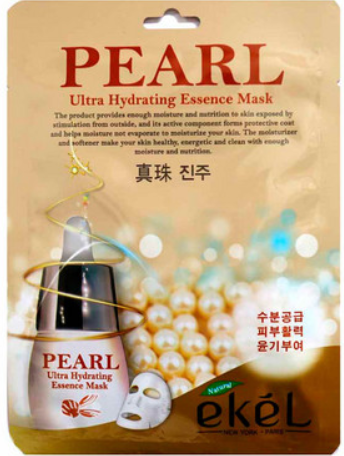 

Тканевая маска с экстрактом жемчуга Ekel Pearl Ultra Hydrating Essence Mask, Экель