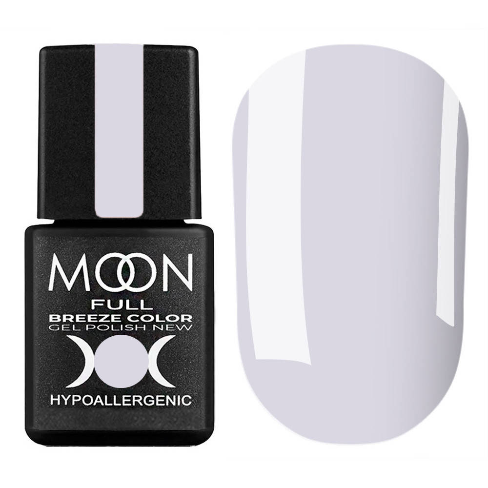 

Гель-лак Moon Full Breeze Color № 411 (светло лиловый, эмаль), 8 мл