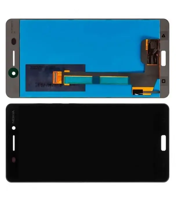

Nokia 6 Dual Sim дисплей в сборе с тачскрином модуль черный