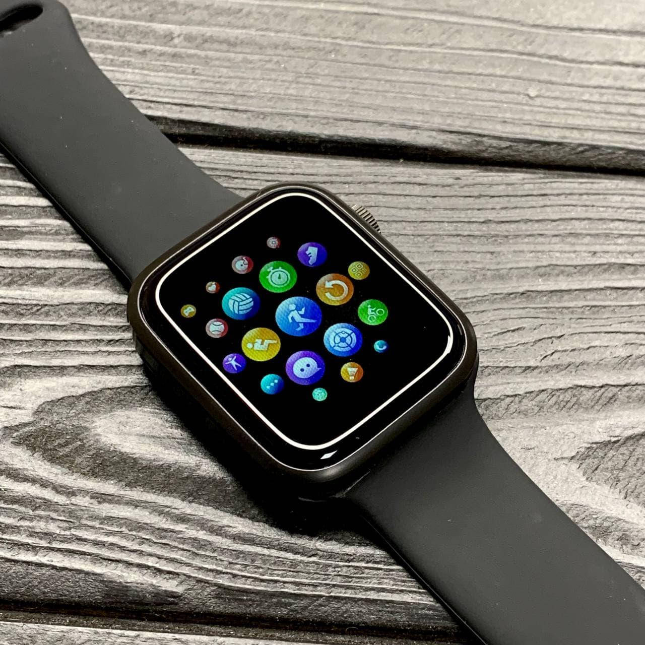 

Смарт часы 7 series AirPlus Smart Watch T500+ MAX черный цвет. Диагональ 1.75, фитнес браслет.