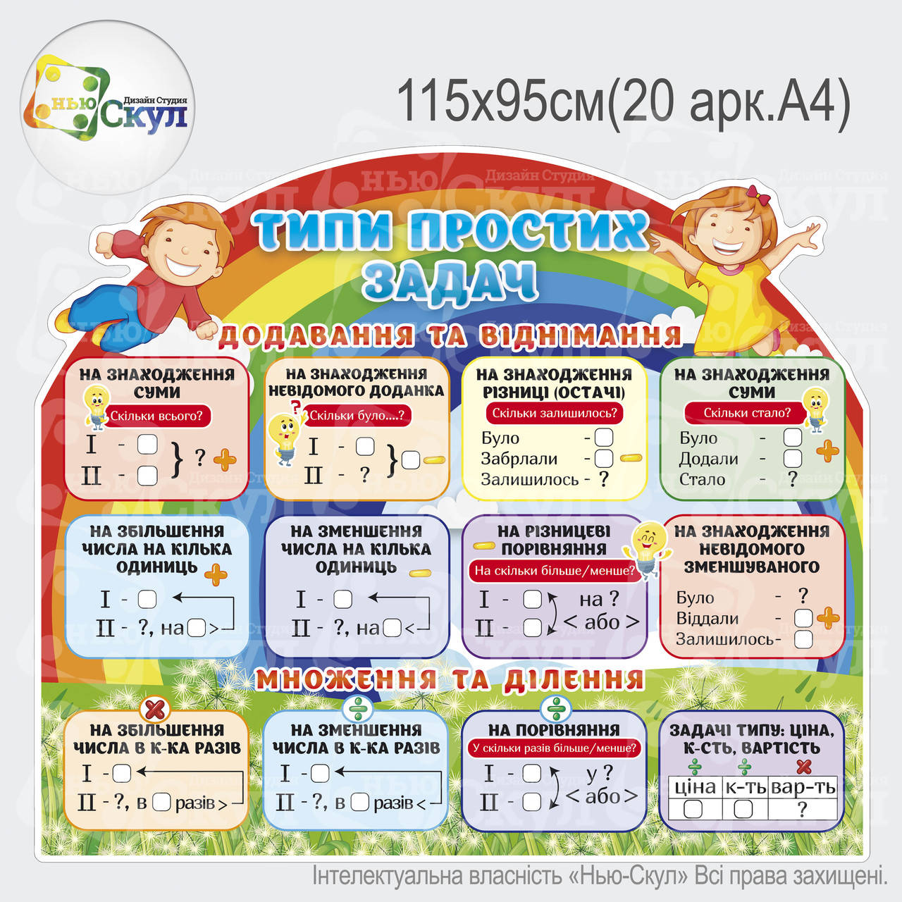 

Типи простих задач_веселка