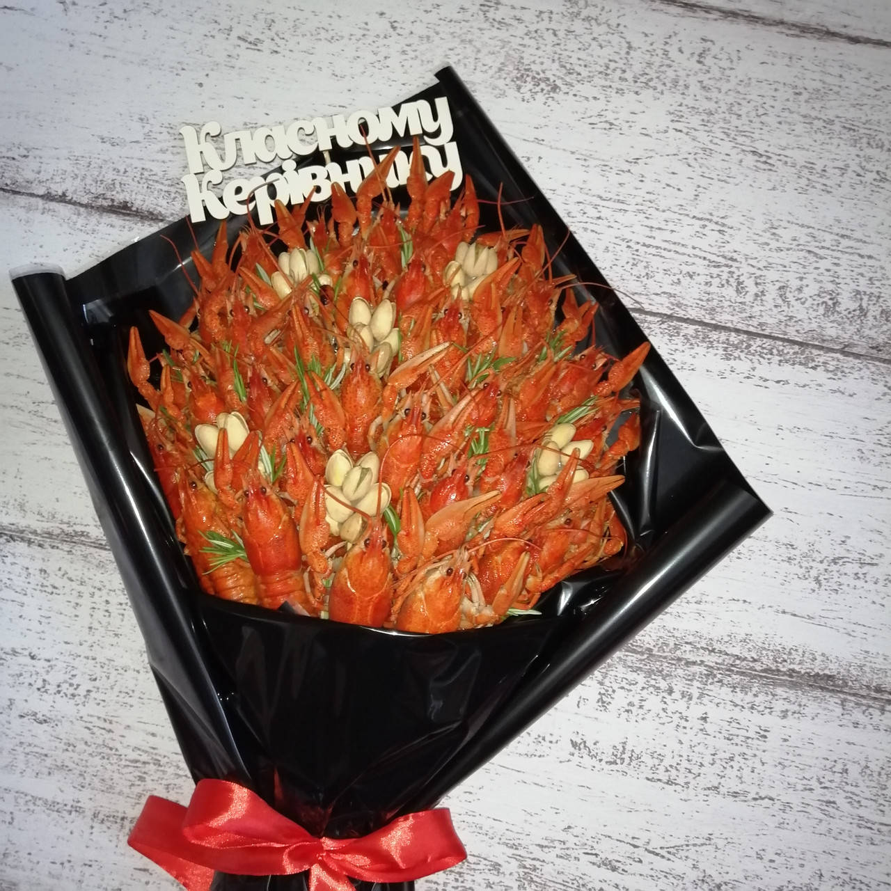 

Мужской букет из раков поздравительный букет