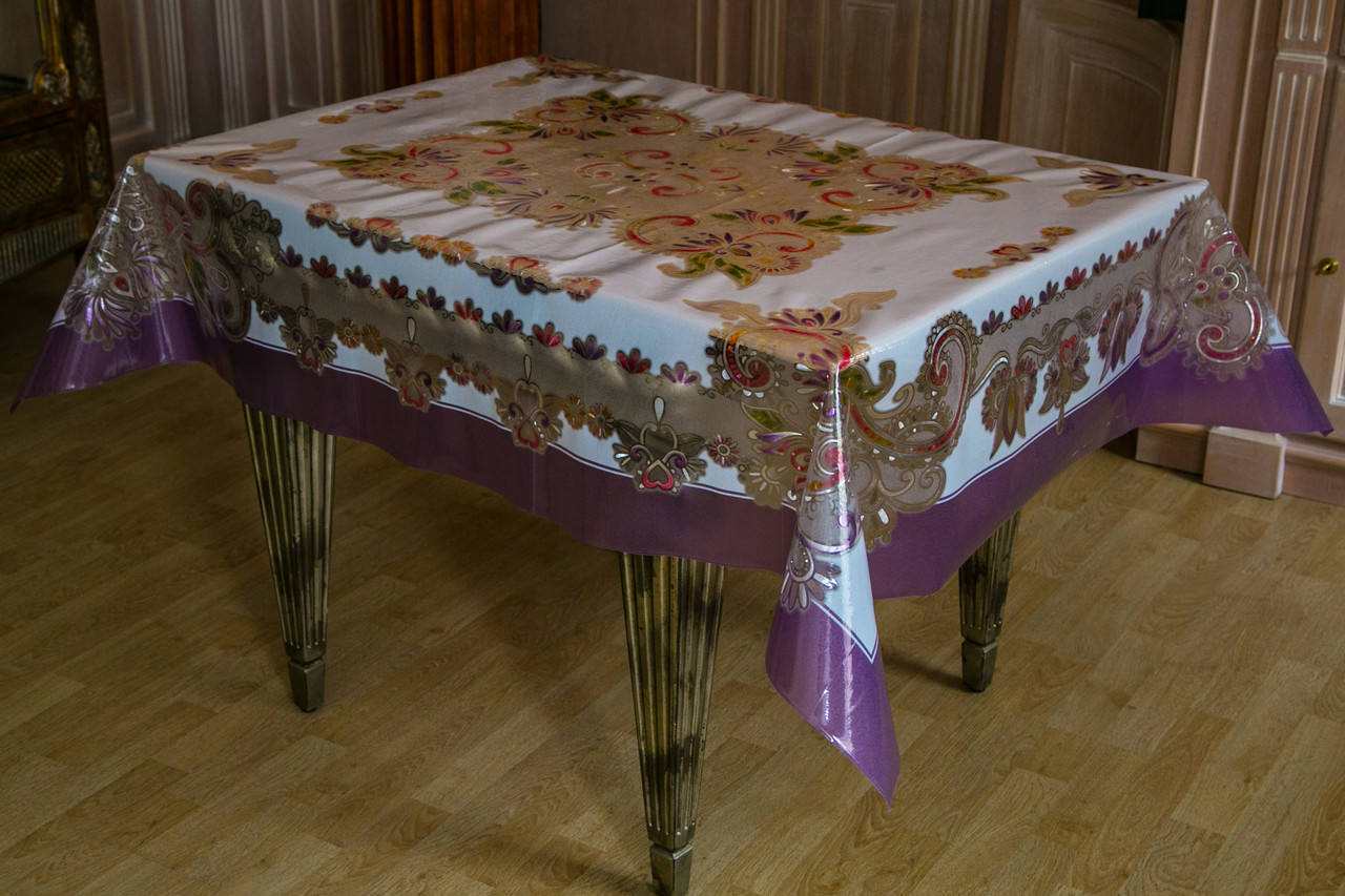 

Скатерть виниловая Meiwa "Голограмма" 120х150cм 317-6 (LP 701 purple), Разные цвета