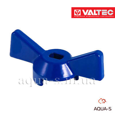 

Ручка для шарового крана Valtec (синяя бабочка) для кранов 1/2" и 3/4" (VT.220.B), Синий