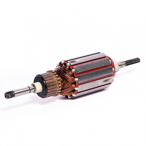 

Якорь для электрокосы Зенит ЗТС1400 , Powertec РТ2855 - K0203