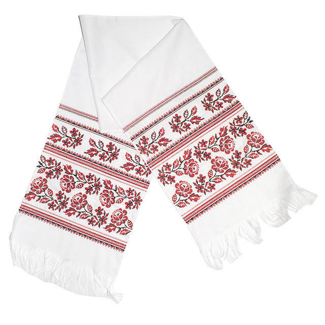 

Вышитый свадебный рушник 170 см.