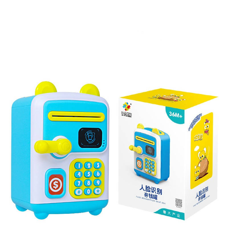 

Копилка-сейф Face Recognition Money BOX Голубой