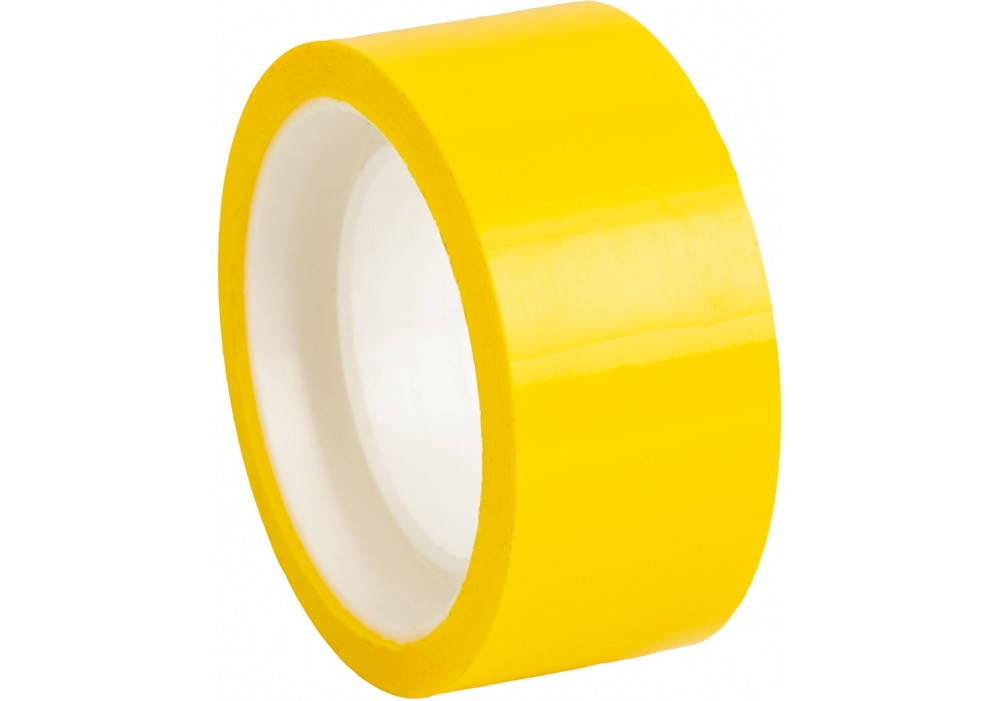 

Лента клейкая канцелярская декоративная 18 мм x 10 м Optima, желтая, Желтый