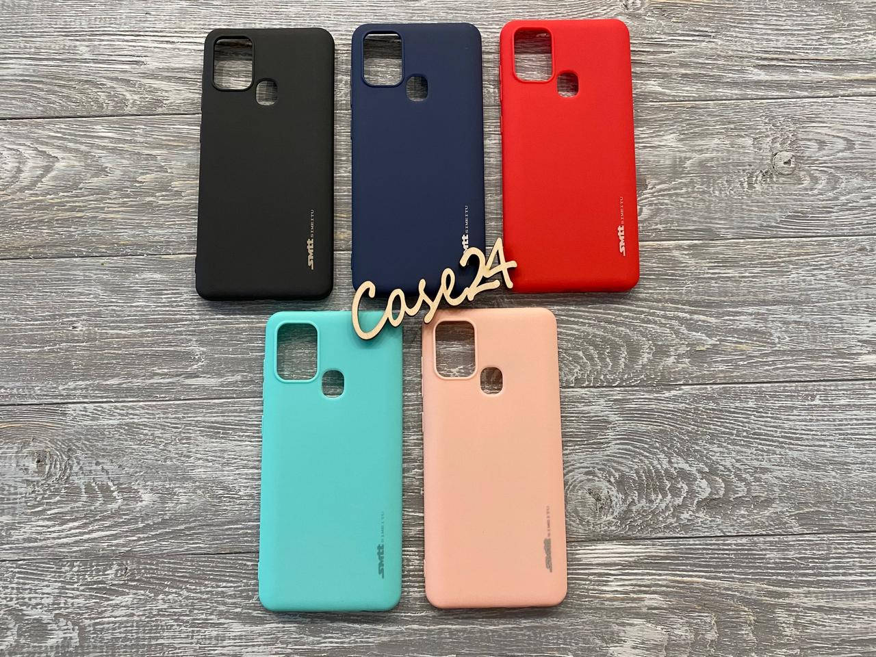 

TPU чехол Smitt накладка бампер для Samsung Galaxy A21s (5 цветов), Разные цвета