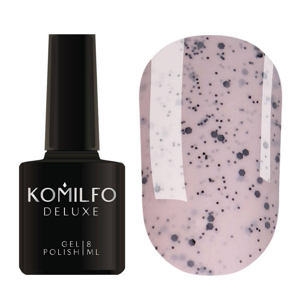 

Гель-лак Komilfo Dragon Fruit DF001 (миндальный с вкраплениями), 8 мл