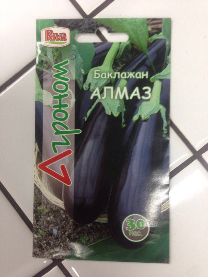 

Семена Украины, Баклажан "АЛМАЗ", 0.25 г