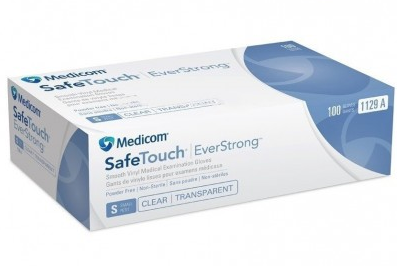 

Перчатки виниловые Medicom Ever Strong без пудры , прозрачные (100 шт/уп, Прозрачный
