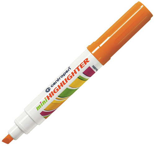 

Маркер текстовый Centropen MINI Highlighter Оранжевый 8052