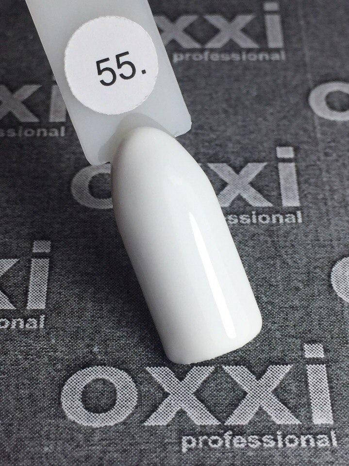 

Гель-лак Oxxi Professional № 55 (белый), 10 мл