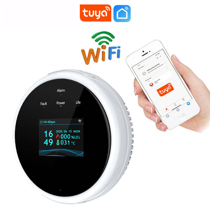 

Беспроводной датчик газа и температуры с контролем по WiFi с сиреной и LCD дисплеем