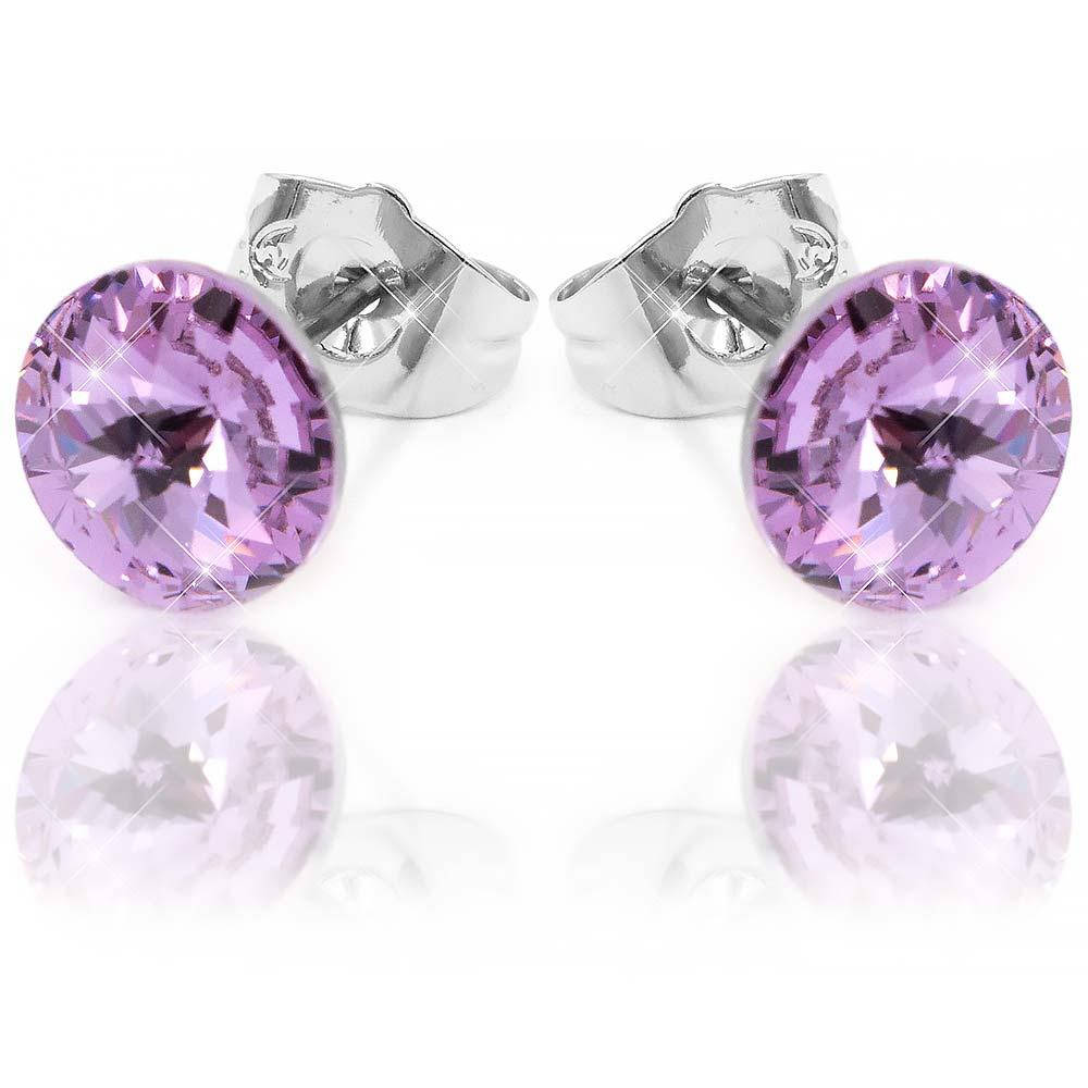 

Серьги-гвоздики Swarovski родиум