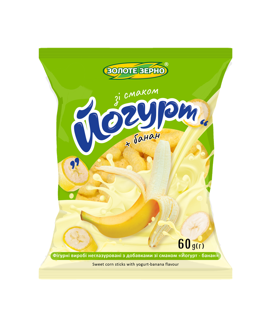 

Палички кукурудзяні «Йогурт-банан» 60 г