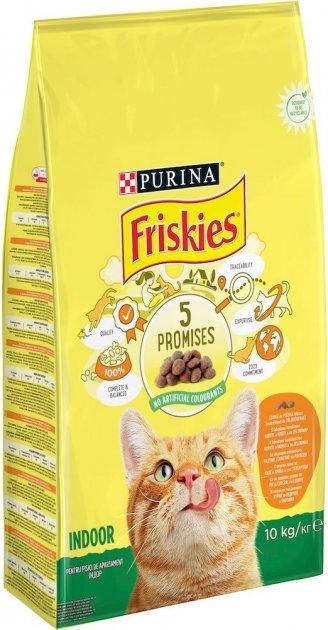 

Friskies Indoor, сухой корм с курицей и садовой травой для кошек, живущих в помещении, 10 кг