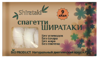 

Спагетти Shirataki Деликат (200 грамм)