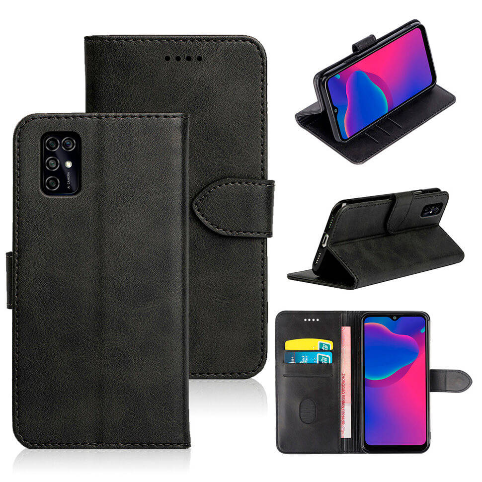 

Чехол-книжка EcoCase Skin Series для ZTE Blade V2020 Smart Black, Черный