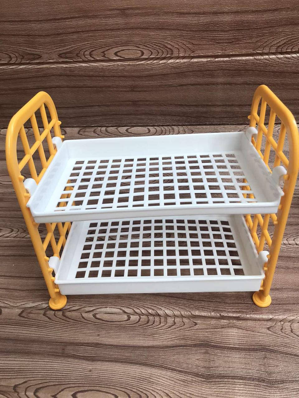 

Детская сборная подставка из пластика 14*24*20 см. Желтый