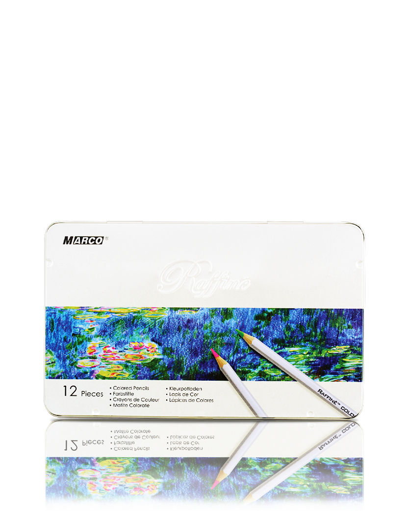 

Набор цветных карандашей 12 цветов Марко в металле