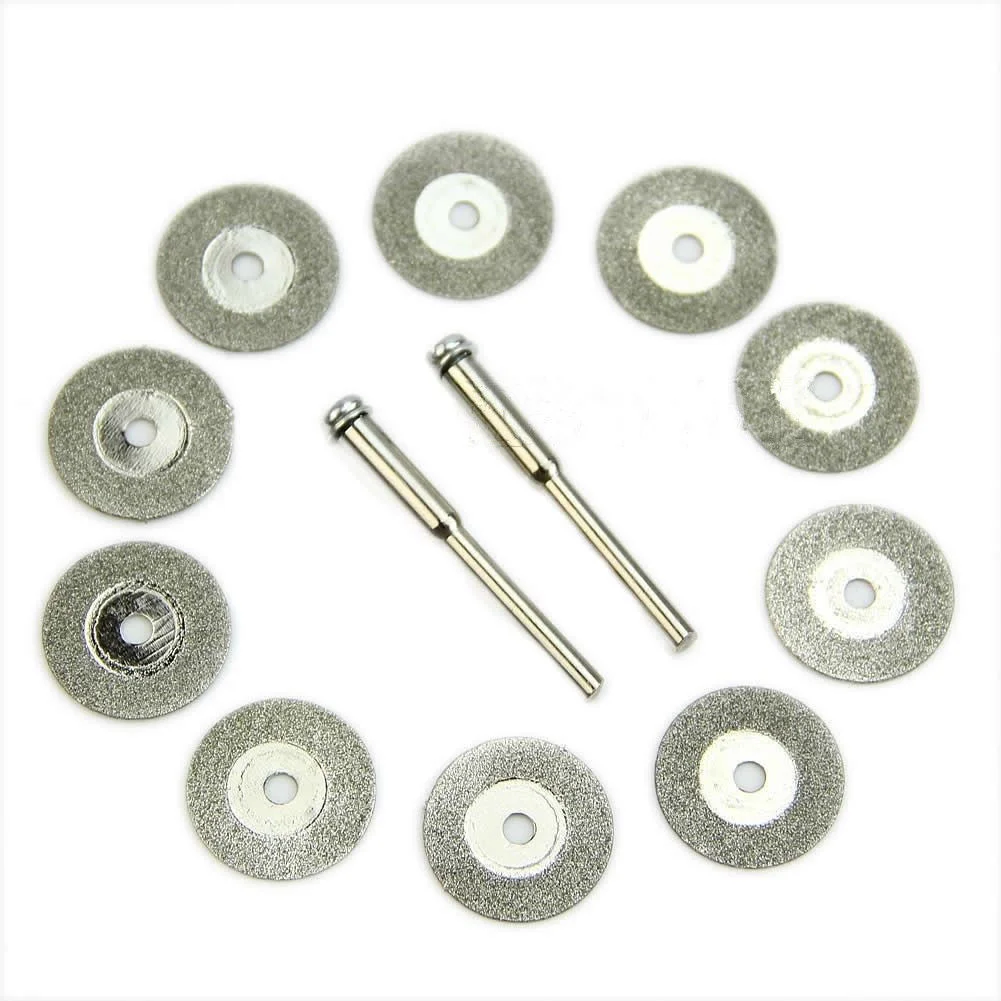 

Круг отрезной алмазный 16mm 10шт +2 штанги, Dremel