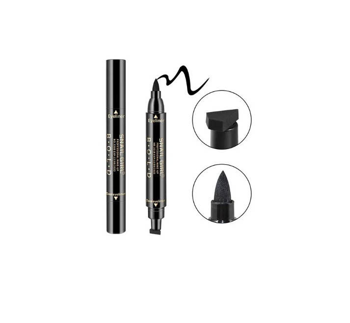 

Водостойкая двусторонняя подводка для глаз B.O.L.D Snail Girl Eyeliner (010224), Черный