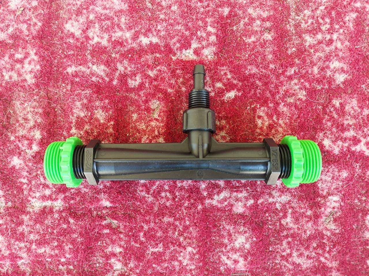 

Инжектор Вентури 1/2-3/4 для капельного внесения удобрений