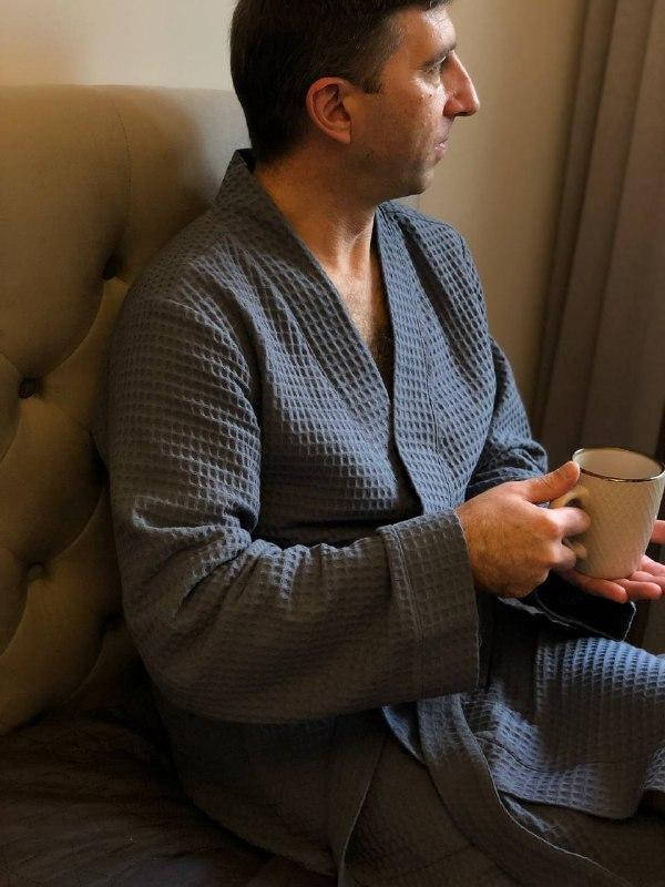 

Мужские вафельные халаты m, l, xl, 2xl XL