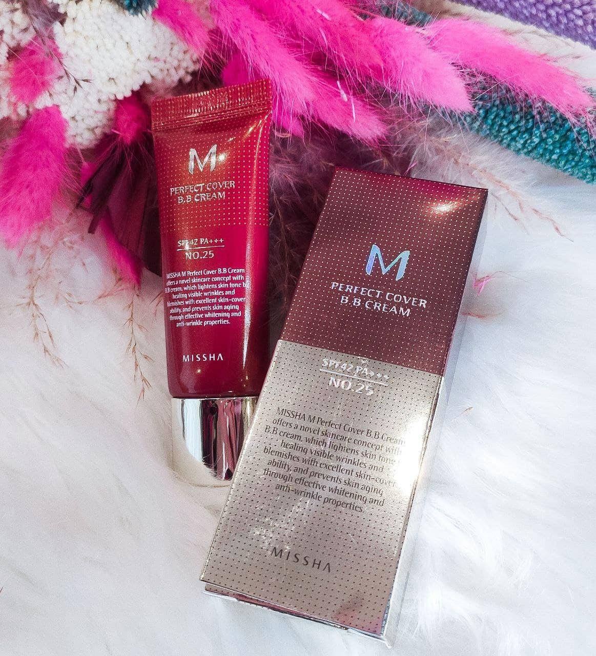

BB крем с идеальным покрытием Missha Perfect Cover BB Cream SPF42 No.25 20 мл