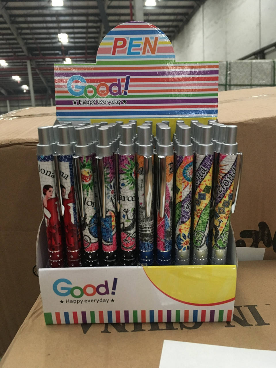 

Ручка шариковая на кнопке 0,5 mm Barcelona Синяя