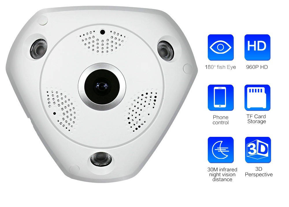 

Wi-Fi / IP панорамная камера 3D XPX 360 градусов