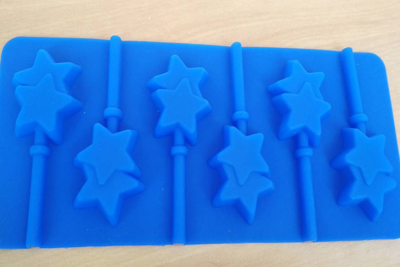 

Силиконовая форма для конфет на палочке, леденцов Звёздочки