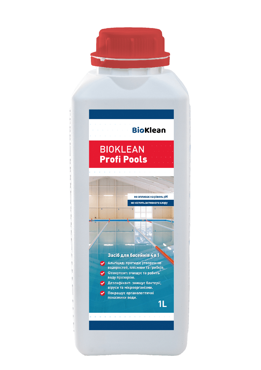 

Средство для очищения воды в бассейне Profi Pools 1 л BioKlean