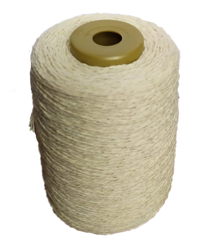 

Нитка бавовняна на конусі, 125 г, Белый