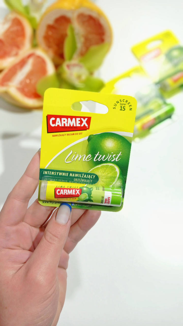 

Бальзам для губ Carmex Lime Twist В стіку 4.25 г, з SPF 15.