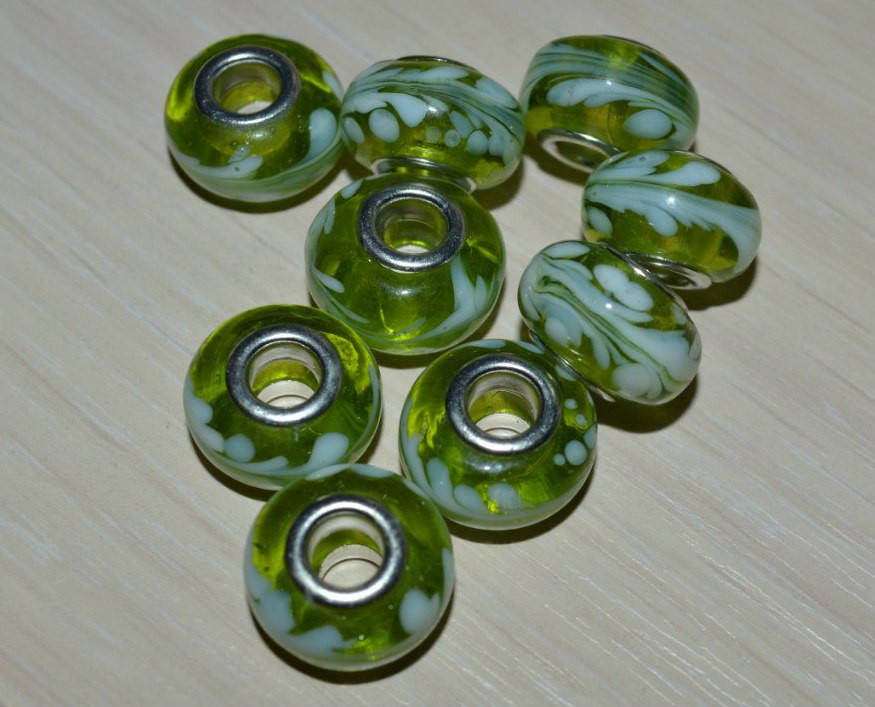 

Бусины Пандора. Лемпворк. Стекло