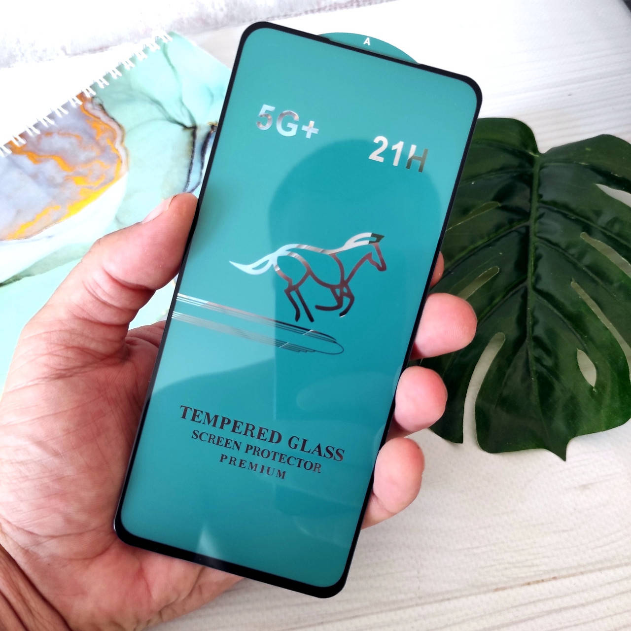 

Защитное стекло 21H Premium Glass на Xiaomi Redmi Note 10 Pro Черное, Черный