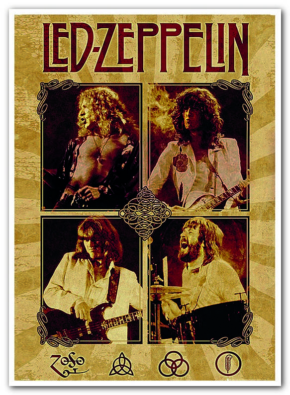 

Led Zeppelin — британская рок-группа плакат