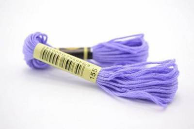 

Нитки мулине для вышивки СХС -155 сиреневый, 8 м